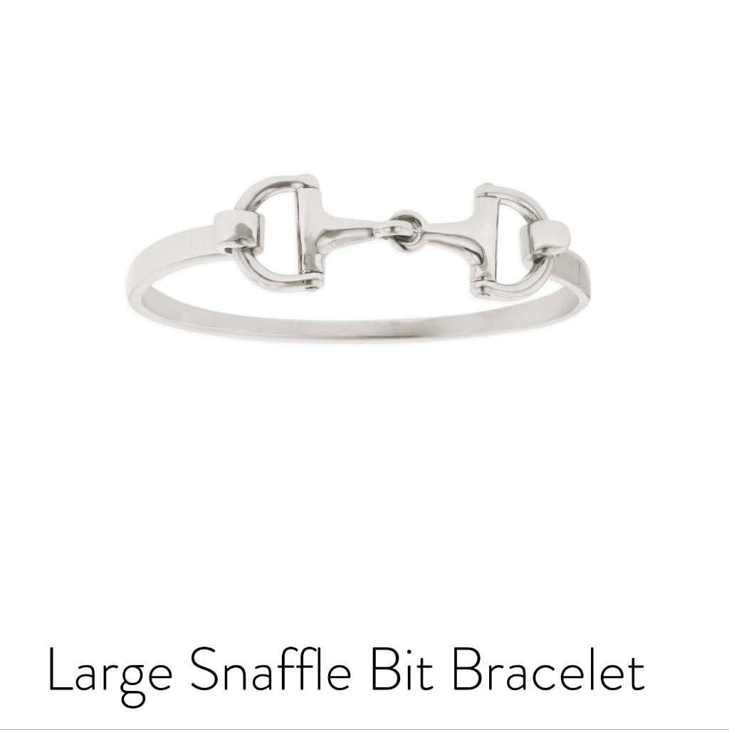 Designer Kabana Snaffle Bit Bangle Bracelet